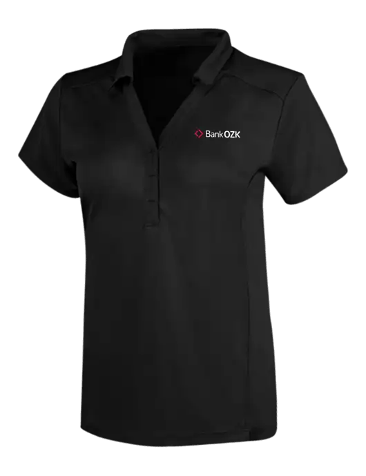 OGIO Blacktop Womens Framework Polo w/Bank OZK Logo