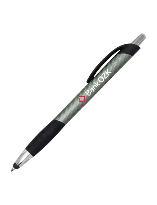 Sunray Gunmetal Stylus Pen w/Bank OZK Logo