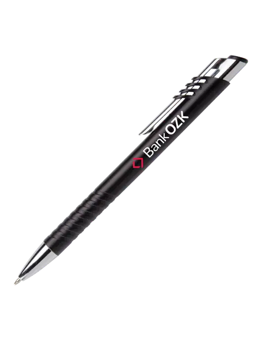 Schirhart Black Pen - Black Ink w/Bank OZK Logo