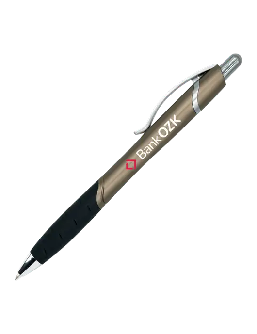 Summerhill Grey Pen - Black Ink w/Bank OZK Logo