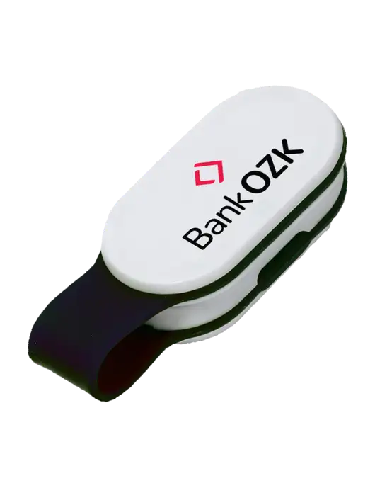Magna Clip Black Personal Safety Light w/Bank OZK Logo