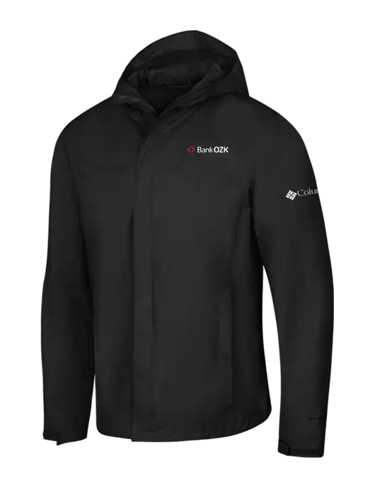 Columbia Black Watertight II Jacket w/Bank OZK Logo