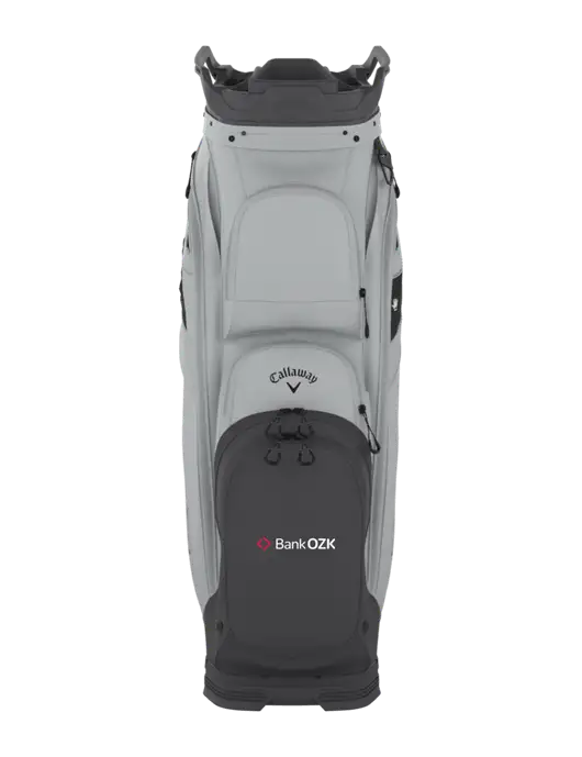 Callaway Org 14 Light Grey Golf Bag  w/Bank OZK Logo