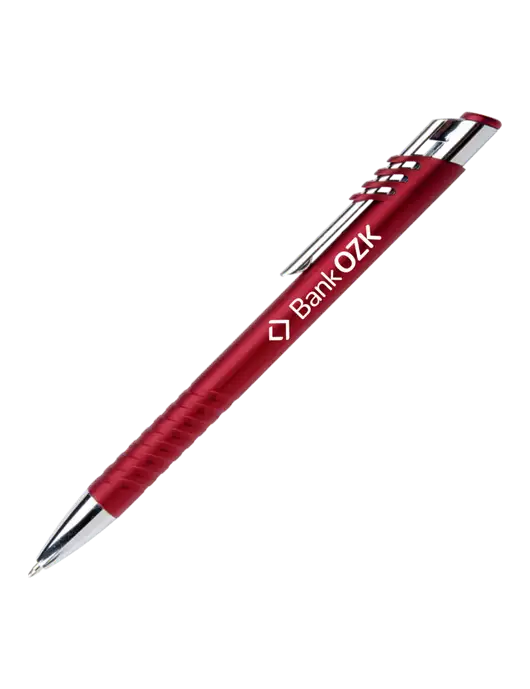 Schirhart Red Pen - Black Ink w/Bank OZK Logo