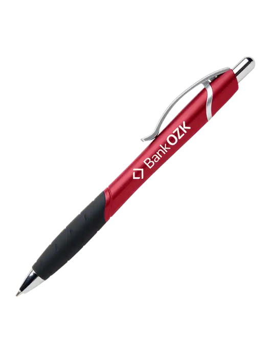 Summerhill Red Pen - Black Ink w/Bank OZK Logo
