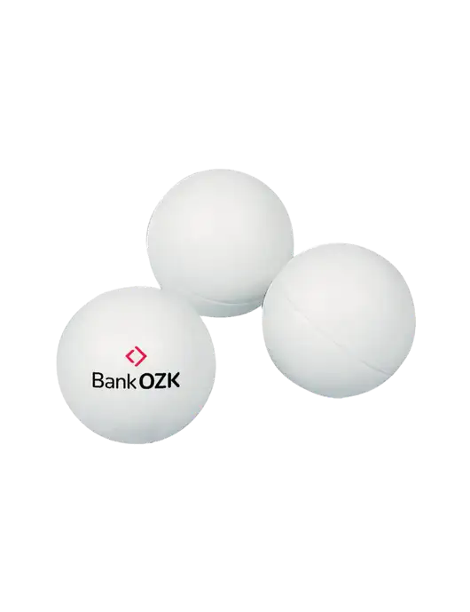 3-Pack 1-Star White Ping Pong Balls w/Bank OZK Logo