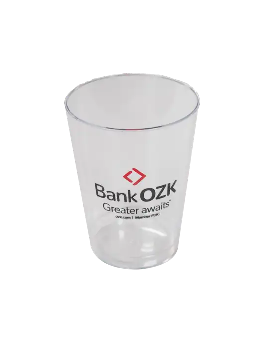 Bank OZK 10 oz Plastic Cup, 25/pkg