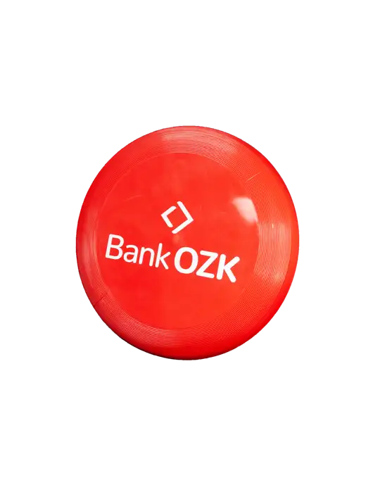 Bank OZK Red 9" Frisbee