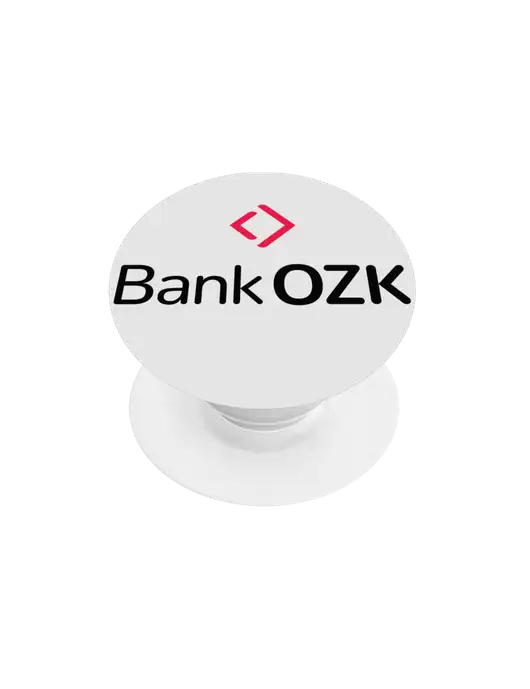 Bank OZK White PopSocket, 5/pkg