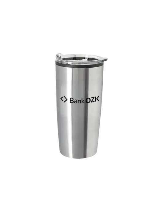 Bank OZK 30 oz Silver Insulated Tumbler