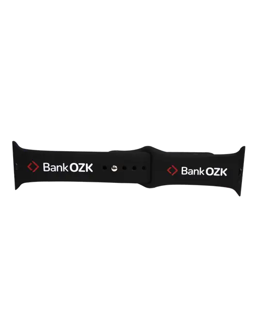 Bank OZK Black Apple Watch Band 38/40 MM