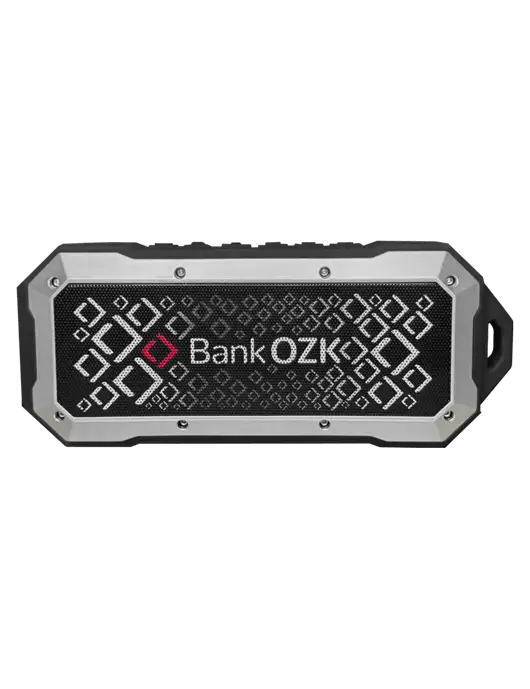 Bank OZK Heavy Duty Black Bluetooth Speaker