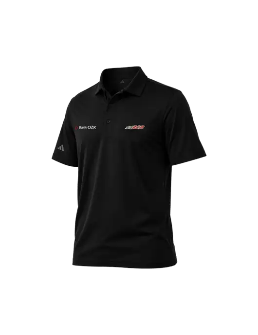 Bank OZK Adidas Black Performance Polo w/Racing Icon
